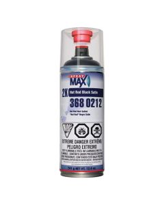 SprayMax 3680212 2K Hot Rod Spray Paint, 12 oz Aerosol Can, Black