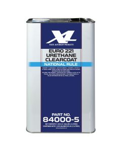 Excel Auto Body Products EURO 221 URETHANE CLEARCOAT, 5L, NATIONAL RULE
