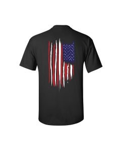 VIMAFSSBK-L image(0) - VIM Tools VIM AMERICAN FLAG STARS & STRIPES T SHIRT (BLACK) - LARGE