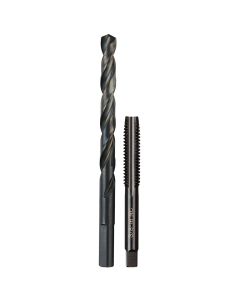 MLW49-57-5548 image(2) - Milwaukee Tool 3/8"-16 NC Straight Flute Plug Tap & 5/16" Drill Bit
