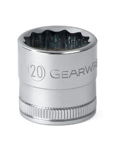 KDT80806 image(0) - GearWrench 1/2 Inch Drive 12 Point Standard Metric Socket 9mm