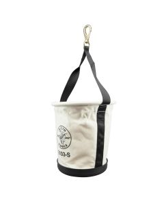 Klein Tools Canvas Bucket with Closing Top, 17-Inch