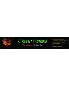 High Teck Products Green Thunder MP450GT-18 Masking Paper, 18 in W x 500 ft L, Polycoated Paper, 30 lb Basis