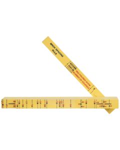 KLE9106 image(0) - Klein Tools Fiberglass Folding Rule, Inside Reading