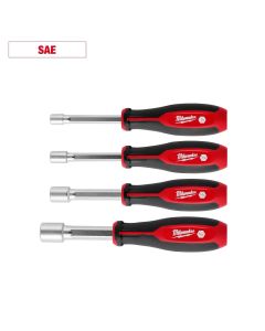 MLW48-22-2444 image(1) - Milwaukee Tool 4pc SAE HollowCore Nut Driver Set