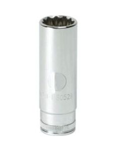 KDT80781 image(0) - GearWrench 1/2 Inch Drive 12 Point Deep Metric Socket 10mm