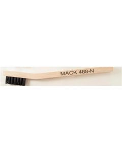 Mack Brushes 468/N 468 Series Welder Mini Scratch Brush, 7-3/4 in OAL, Nylon, Wood Handle