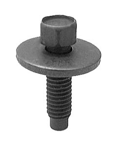 AUVECO PAK HEX HD SEMS, DOG PT,M6-1.0X22MM,19MM WSHR,PHOS