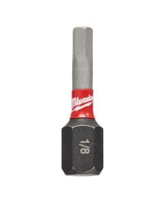 Milwaukee Tool SHOCKWAVE Impact Hex 1/8" Insert Bits (Bulk 25)