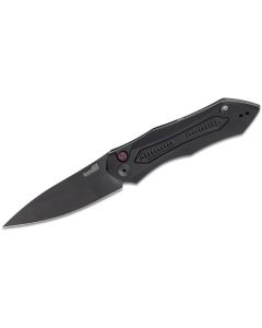 KER7800BLK image(1) - Kershaw Launch 6 Automatic Push-Button Lock Drop Point Blade EDC Folding Knife -Black - $1000 Min Vendor Direct Auto Knives Only. Cannot Ship to CA, CT, DE, MN. Contact Sales Rep.