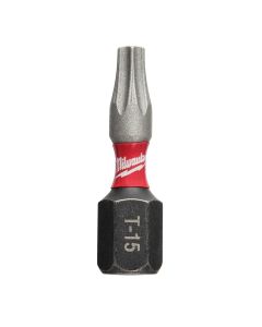 MLW48-32-4134 image(0) - Milwaukee Tool SHOCKWAVE Impact Torx T15 Insert Bits (25 Pk)