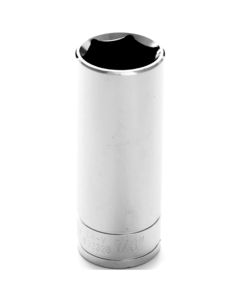 WLMW32328 image(0) - Wilmar Corp. / Performance Tool 1/2" Drive 7/8" 6pt Deep Socket
