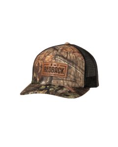 RDBHATC8 image(0) - Redback Boots USA Mossy Oak Trucker-DNA Black