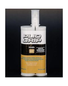 PLI8040 image(0) - PLIO-GRIP Panel 60 8040 Plastic Panel Bonding, 400 mL Cartridge, White (Part A), Tan (Part B)
