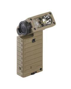 Streamlight Sidewinder Aviation Model - White, Green, Blue, IR LEDs - Includes MOLLE Retainer and (2) &ldquo;AA&rdquo; Alkaline Batteries - Box - Coyote