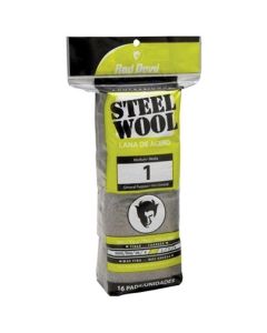 Red Devil Inc 0314 General Purpose Abrasive Wool, #1, Medium Grade, Steel