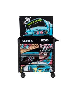 SUN8056FDBKRADDAN image(0) - SUNEX RAD DAN Premium Full Drawer Service Cart