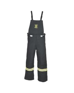 OBERON Bib Overalls - Arc Flash - 55 Cal TCG - Color: Black - Size: Large