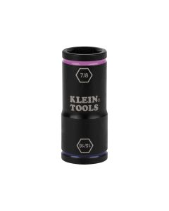 KLE66069 image(0) - Klein Tools Flip Quad Socket Adapter, 1/2 to 3/8 Inch
