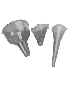 WLMW4053 image(1) - Wilmar Corp. / Performance Tool 3 Piece Clear View Funnels (1/2 pt & 1 qt)