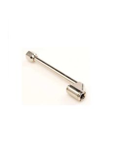 Haltec DUAL FOOT AIR CHUCK W/180 CHUCK, 6" LONG