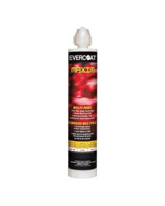 Fibre glass Evercoat MAXIM 100815 Multi-Panel Bonding Adhesive, 250 mL Cartridge, Black, Paste, 1:1 Mixing, 24 hr Curing