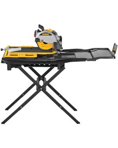 DWTD36000S image(0) - DEWALT Wet Tile Saw with Stand, High Capacity, 10 in.