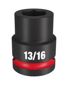 MLW49-66-6304 image(1) - Milwaukee Tool SHOCKWAVE Impact Duty  3/4"Drive 13/16" Standard 6 Point Socket