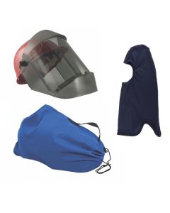 OBRTCG12KIT image(0) - OBERON Face Shield Kit - Arc Flash - 12 Cal TCG -Comes with hard cap, 12 calorie face shield, balaclava, and storage bag