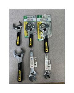ANGIR6PCBDL image(0) - IREGA IREGA 6 PC BUNDLE - 1 EACH OF ADJUSTABLE WRENCHES