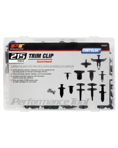 WLMW5242 image(1) - Wilmar Corp. / Performance Tool 215 Piece Chrysler Trim Clip Assortment