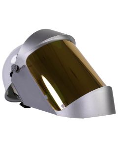 OBR2156AFC500 image(0) - OBERON Face Shield & Hard Cap - Heat Reflective - Window: Dark Green Gold Anti-Fog  - With Lower Crown and Shield Extender