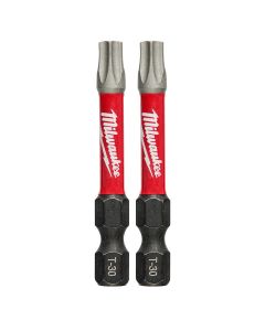 MLW48-32-4914 image(1) - Milwaukee Tool SHOCKWAVE 2" Impact Torx T30 Power Bits (2PK)