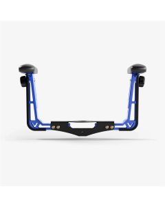 VYPAAA-B-BL-QHACM image(0) - Vyper Industrial RSM/ESM Armrest Attachment - Black Cushion ; Blue Supports; QH/ACME