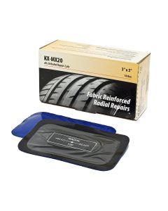 KEX Tire Repair COI MX Radial Repair Patch 3" x 5" (75mm x 125mm) 10 Count