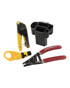 Klein Tools Coax Cable Installation Kit with Hip Pouch