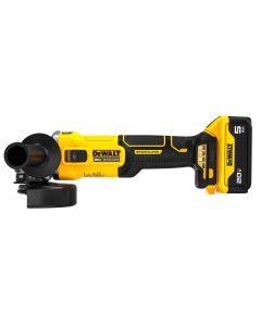 DWTDCG407P1 image(0) - DeWalt 20V MAX* Brushless Cordless 4-1/2-in. Slide-Switch Grinder Kit