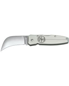 KLE44006 image(2) - Klein Tools Lockback Knife 2-5/8-Inch Hawkbill Blade, Aluminum Handle