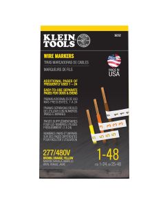 KLE56250 image(0) - Klein Tools Wire Marker Book, 1-48