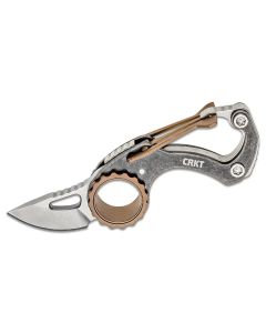 CRK9082 image(0) - CRKT (Columbia River Knife) Compano 5Cr15MoV Satin Plain Blade Folding Knife with Slip Joint Stainless Steel Handle - Bronze