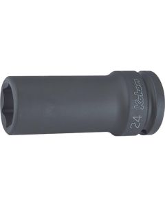 KKN16301M-32 image(0) - Ko-ken USA 16301M-32 3/4 Sq. Dr. Socket 32mm 6 point Length 100mm Thin walled