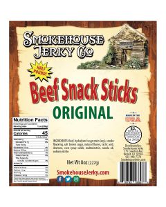 Tender Heifer Snack Co. Original Beef Sticks - 8 Ounce