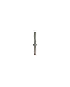AVC16838 image(0) - AUVECO 16838 Peel-Type Glass Stop Rivet, 1/4 in Dia x 33/64 to 19/32 in Grip Range, Aluminum Rivet/Steel Mandrel