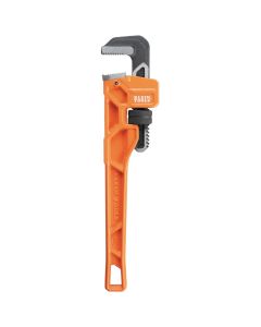Klein Tools Adjustable Cast Aluminum Pipe Wrench, 14-Inch