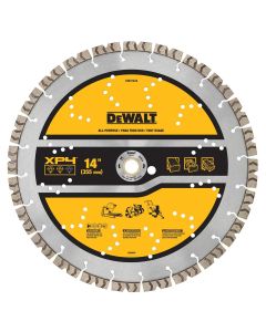 DWTDW47424 image(1) - DEWALT XP4 14" All-Purpose Segmented Diamond Blades