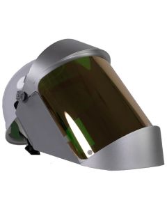 OBR2148AFCM22 image(0) - OBERON Face Shield & Hard Cap - Heat Reflective - Window: Green Gold Anti-Fog - With Lower Crown and Ear Muffs