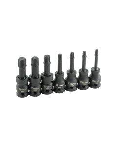 TITAN 7-PC 1/2" DR STAR IMPACT BIT S