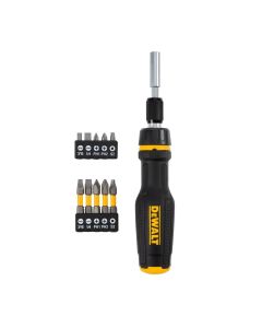 DWTDWHT68001 image(1) - DEWALT MAX FIT Telescoping Multi-Bit Screwdriver Set (10 pc.)