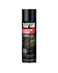 U Pol Products RAPTOR UP5023 1K Acid Etch Primer, 13.2 oz Aerosol Can, Gray, Liquid, 48.4 sq-ft Coverage
