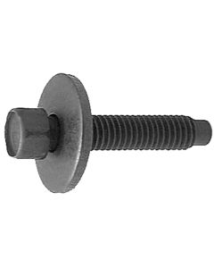 AUVECO HEX HD SEMS BODY BOLT  BLACK  M6-1.0 X 28MM